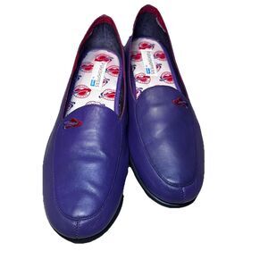 Vintage Grasshoppers by Keds Red Hat Society Limited Ed Purple Leather Sz 8.5